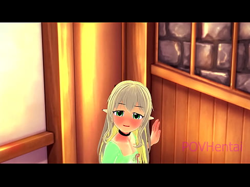 ❤️ (Tuzak) Elf hizmetçi yüzünü yıkamana yardım ediyor. ❤️ Seks bizde ﹏